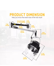 Load image into Gallery viewer, Wall Hair Dryer
